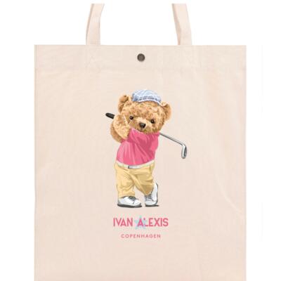 Teddy golfer pink Thumbnail