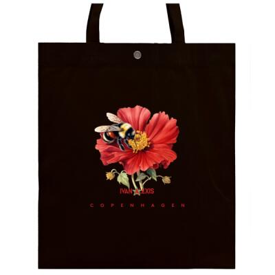 Red flower and bee Thumbnail