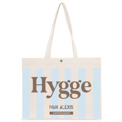 Hygge allover strip sky Brown Thumbnail