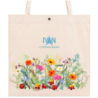 vild flower on squer bag Thumbnail