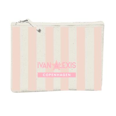 530 L allover strip baby pink POUCH L Thumbnail