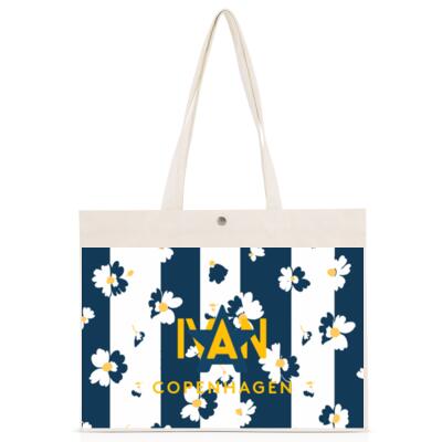 navy blue Striped daisy bloom ivan Thumbnail