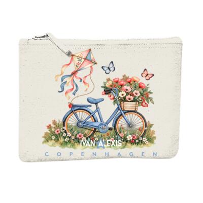 Whimsical Bicycle Meadow with Kite Thumbnail