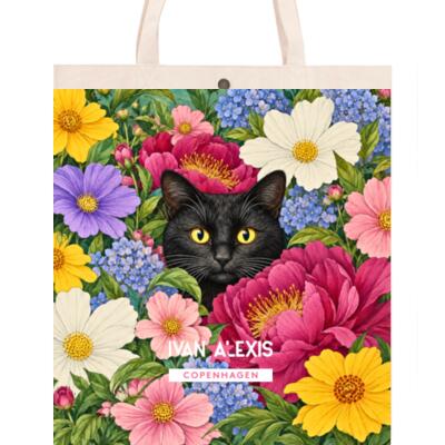 cat with flowers 3016 Thumbnail